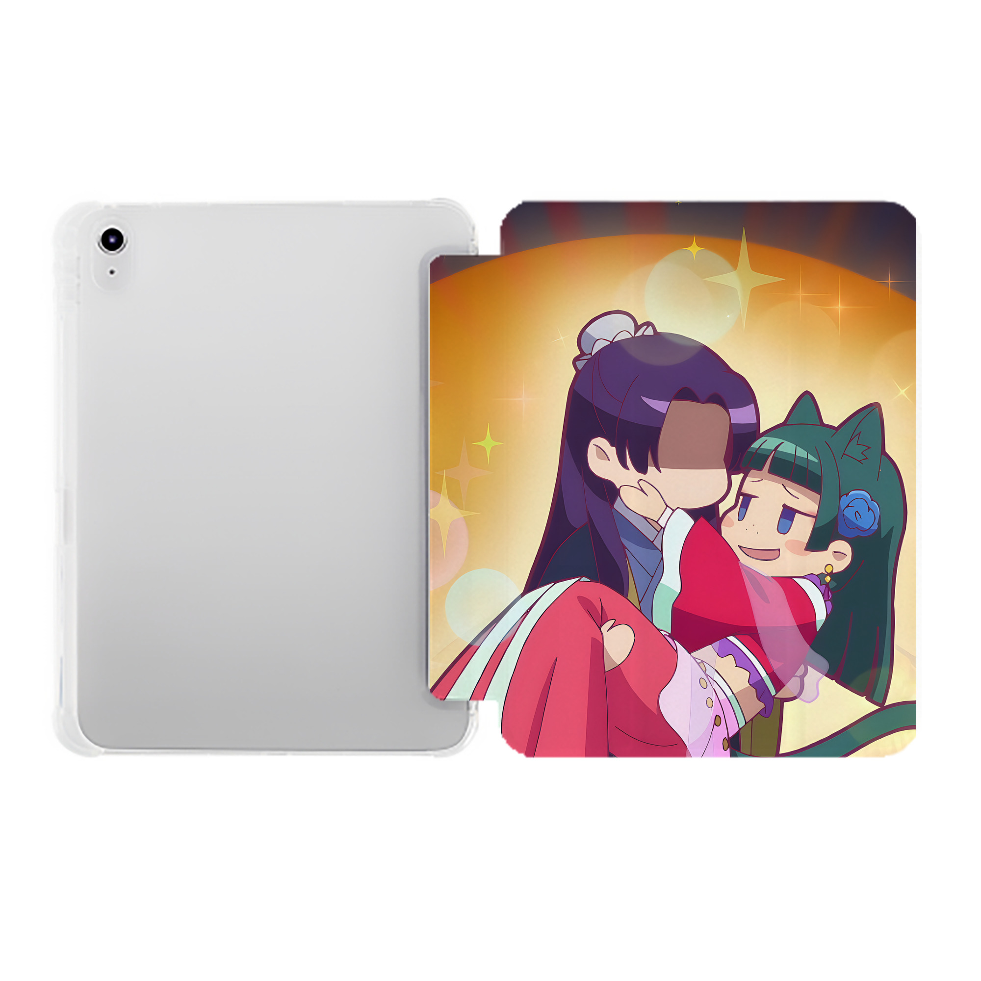 （画像用） 薬屋のひとりごと The Apothecary Diaries IPad ケース ペン収納付き 三つ折りスタンド PUレザー×シリコン 対応機種9.5/10.5/10.9インチ